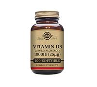 Vitamina D3 25 mcg (1000 UI) 100 cápsulas blandas Solgar