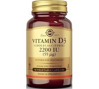 Solgar – Suplemento de Vitamina D3 (Colecalciferol) 2200 UI (55 µg) Cápsulas vegetales 50