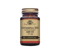 Solgar Vitamina D3 600 UI (15 µg) 60 Veg. Cáps