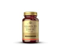 Solgar Vitamina D3 (Colecalciferol) 2200 UI | 100 Cápsulas | Apoya la absorción de calcio y fósforo · Refuerza la respuesta inmunitaria