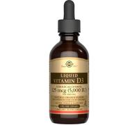 Solgar, vitamina D3 líquida (colecalciferol) 125 mcg (5.000 UI) - naranja nat...