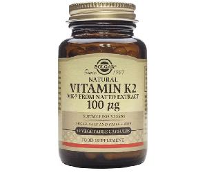 Solgar Vitamina K2 100 mcg 50 Cápsulas Vegetales