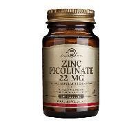 Solgar Zinc Picolinato 22Mg 100 Cápsulas