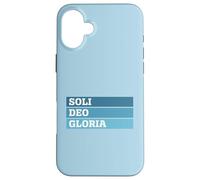 SOLI DEO Gloria - 5 Solas - Reforma - Semper Reformanda Carcasa para iPhone 16 Plus