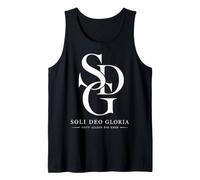 Soli Deo Gloria Fe Cristiana Teología Reformada Religión Camiseta sin Mangas