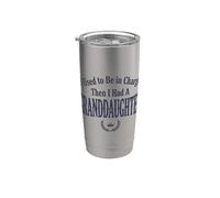 Solía estar a cargo y luego tenía una nieta Tee 4 Vaso térmico de acero inoxidable de doble pared