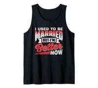 Solía Estar Casado Pero Ahora Estoy Mejor Ex Separe Divorcio Camiseta sin Mangas