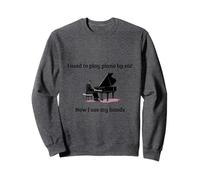 Solía tocar el piano de oído, ahora uso mis manos Sudadera