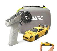 SOLIAXDIY LDARC Radiant S100 Mini RC Auto Drift Car, 1:64 Full proporcional Desktop RC Car con suspensión independiente, RTR, vehículo de deriva teledirigido para adultos y entusiastas