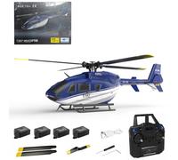 SOLIAXDIY RC ERA C187 EC135 RC Helicóptero, 4CH 2.4GHz de un solo rotor Flybarless de control remoto de 6 ejes con flujo óptico y retención de altitud, helicóptero RTF para principiantes para adultos