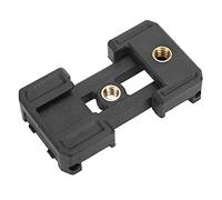 Solicador de teléfono Hot Hape Teléfono móvil Retener la Abrazadera Portable de Doble Agujero e Tipo de Clip de trípode Montaje de Montaje Tamaño Compacto para videografía de