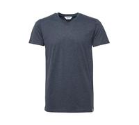 !Solid Bedo Camiseta Básica De Manga Corta T-Shirt para Hombre con V-Neck De 100% algodón, tamaño:L, Color:Insignia Blue Melange (8991)