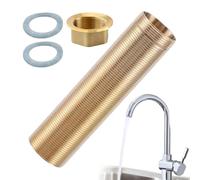 Solid Brass Kitchen Upgrade: Enhance your sink area with this faucet extension kit, which includes a solid brass faucet riser that lifts your tap for easier pot filling. The rust resistant kitchen