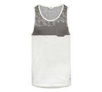 !Solid Camiseta 'Flo' gris / blanco L gris / blanco
