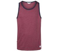 !Solid Camiseta 'Malino' navy / rojo vino XL EUR