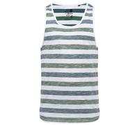 !Solid Camiseta 'Mende' azul moteado / verde moteado / offwhite M azul moteado / verde moteado / offwhite
