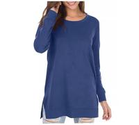 Solid Color Sport Pullover Sweatshirts for Women Fashion Y2K Long Sleeve Sweaters Cute Trendy Crewneck Clothes Gothic