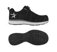 Solid Gear Haze Moon Gris Zapatos de seguridadit, EN 20345, 61340 S1P SRC ESD, metallfree Negro EUR 38