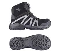 Solid Gear OnZapatos de seguridad yx Midit, EN 20345, 61340 S3 HRO ESD SRC Negro EUR 44