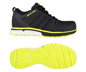 Solid Gear Revolution Infinitiy zapatos de seguridadit, EN 20245, 61340 S3 SRC ESD, metallfree Negro EUR 36