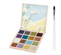 Solid Gel Nail Polish, 16 Colors Gel Polish Kit, Cream Gel Nail Palette, Multicolored Gel Manicure, Nail Polish Palette With Brush, Solid Gel Polish Set, Long-Lasting Gel Nail Colors