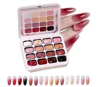 Soļid Gel NæilPolish - 32ml 16 Color Patting Gel | No Wipe Gradient Ombrè Blush NailGel High Saturation UV LED Curing - Long Lasting NæilArt Manicure Salon Home DIY
