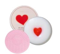 Solid Makeup Brush Cleaner Soap - Professional Sponge & Brush Cleaning Bar, Deep Cleansing Beauty Puff Soap, Lather Function, Top Cosmetic Accessory for Women, Girls, Home