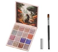 Solid Nail Polishes | cat-eye Cream Gel Polishes 16 Colors,Portable Nail Design Art Painting Manicure Kit for Women Girls Nails Art Home Travel