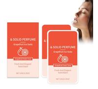 Solid Perfume Bálsamo Sólido Perfume Sólido Bálsamo De Bolsillo Portátil, Perfumes De Viaje Portátiles, Fragancia Natural No Grasa Y Fuerte Y Duradera (2 Piezas, Pomelo)
