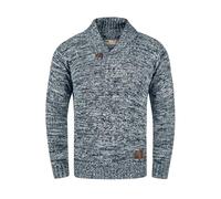 !Solid Phil Jersey De Punto Suéter Sudadera De Punto Grueso para Hombre con Cuello Esmoquin De 100% algodón