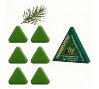 Solid Shampoo Bar a base vegetal, Nature Triangle Shampoo Bar para todo tipo de cabello, champú sólido con control de volumen y aceite para mujeres y hombres, jabón para el cabello de limpieza suave