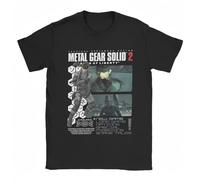 Solid Snake Metal Gear Solid 2 Men's T Shirt Black S