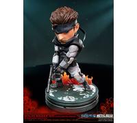 First 4 Figures Metal Gear Solid - Solid Snake SD PVC Painted Statue (20cm), Multicolor