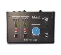 Solid State Logic (SSL) 2 USB Audio Interface - 24 bit/192 kHz, 2-in 2-out, with Legacy 4K Analogue Enhancement and included Software Production Pack