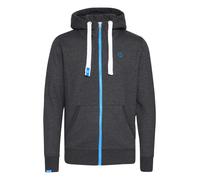 !Solid Sudadera con cremallera 'Benn' azul / antracita / blanco L azul / antracita / blanco