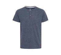 !Solid Volker Camiseta Básica De Manga Corta T-Shirt para Hombre con Cuello Grandad, tamaño:L, Color:INS BLU M (P8991)