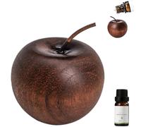 Solid Wood Fruit Scented Ornament,Wooden Fruit Aromatherapy,Natural Creative Aromatherapy Figurine Decoration for Car,Yoga Hall,Office,Home,Wardrobe,Bathroom (1PCS, One Size)