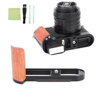 Solid Wood Metal Hand Grip L Bracket Holder for Leica Q2 Digital Camera, with Arca-Type Quick Release Plate, Tripod Mount Adapter, No Blocking to Battery Door for Travel Photography (Rosewood)