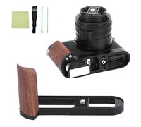 Solid Wood Metal Hand Grip L Bracket Holder for Leica Q2 Digital Camera, with Arca-Type Quick Release Plate, Tripod Mount Adapter, No Blocking to Battery Door for Travel Photography (Walnut)