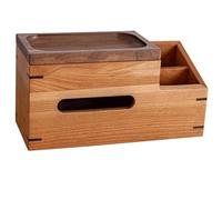 Solid Wood Tissue Box Remote Control Storage Box Living Room Creative Coffee Table Miscellaneous Box