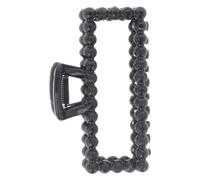 Solida Pinza para el pelo con strass negro