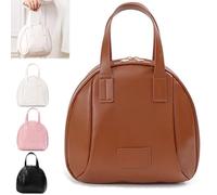 Solidarityn Multi-Layered Shell-Shaped Cosmetic Bag, 2024 New Premium Makeup Bag, Makeup Bag with Compartments (Brown)