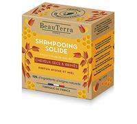 BeauTerra Shampooing Solide Cheveux Secs et Abîmés 75g