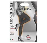 SOLIDEA Leggings Mujer Red Wellness 70 Compresión Graduada 12/15 mmHg | Mallas Mujer Vestir, Pantalones Mujer, Leggings, Leggings para Circulación (Moka, 42)
