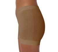 SOLIDEA Mallas Cortas Mujer Magic Panty Silhouette Micromasajeante| Short Deportivo Mujer, Shorts Mujer (Avellana, 40)