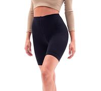SOLIDEA Short Deportivo Mujer Magic Panty Micromasajeante| Pantalones Cortos Mujer, Pantalones Cortos Deportivos (Negro, 48)