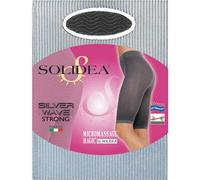SOLIDEA Shorts Mujer Silver Wave Strong | Shorts Deportivos Mujer, Ropa Deportiva Mujer, Mallas Cortas Mujer Micromasajeantes, Pantalón Ciclista
