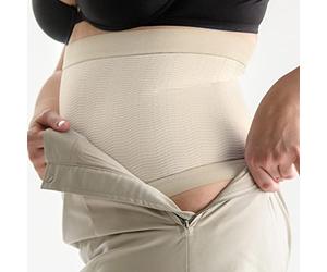 SOLIDEA Unisex Faja Abdominal Elastica Silver Wave Abdominal Band (Champán, 44)