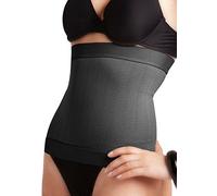 SOLIDEA Unisex Faja Abdominal Elastica Silver Wave Abdominal Band (Negro, 44)