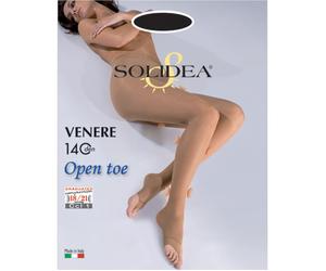 Solidea Venere 140den Pantimedia Open Toe Polvo 3 ML 1ud